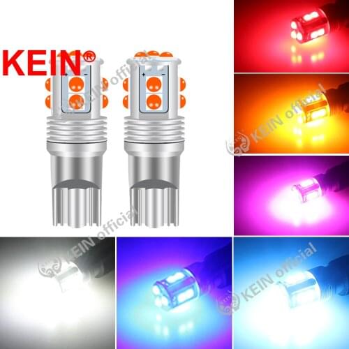 KEIN Highlight T10 Led Light W5W Led 194 168 501 Parking Led Interior Car Lights 3030 Signal Lamp Clearance Tail Dome Read Bulb