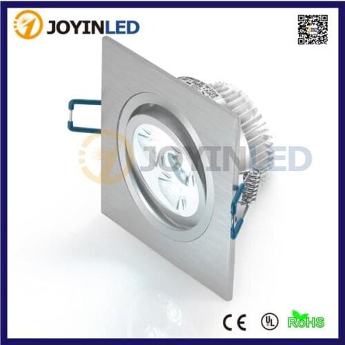 High quality 3W 6W Dimmable LED Ceiling downlight LED ceiling lamp Recessed Spot light AC110/220V for home illumination