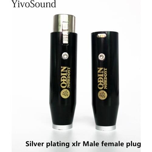 Yivosound Hifi XLR Plug High-end Gold-plated XLR Cable Connector 3 Pins XLR Connector for diy cables