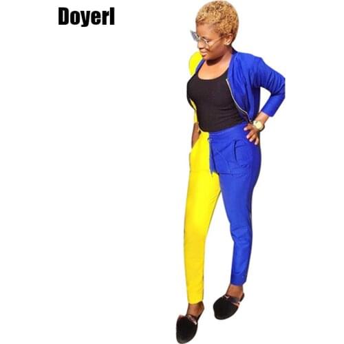 Autumn Winter Sweat Suits Women Two Piece Sets Tracksuit Long Sleeve Zipper Jackets + Long Pants Jogger Set Ladies Leisure Suit