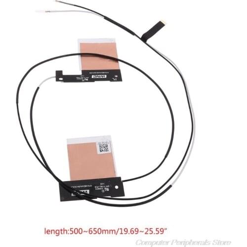 1Pair NGFF M.2 Wireless IPEX MHF4 Antenna WiFi Cable Dual Band for In-tel AX200 9260 9560 8265 8260 7265 Laptop Tablet F23 21