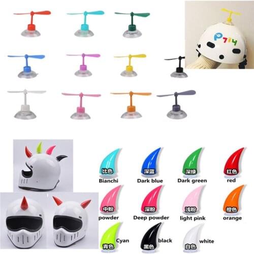 1PCS Car Motorcycle Helmet Devil Horn Motocross Full Face Off Road Helmet Decoration Car Accessories