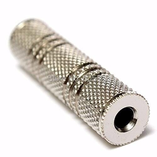 3.5mm 1/8" Female to 3.5mm Female Jack Audio Headphone Stereo Coupler Adapter