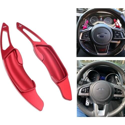 Aluminum Steering Wheel Shift Paddle Shifter Extension for Subaru XV for Legacy for Forester for Outback Trim Accessories