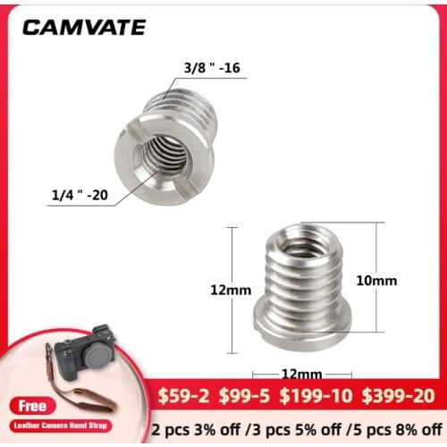 CAMVATE 1/4" & 3/8" Thread Screw Assortment Kit For DSLR Camera Cage Rig & Accessories Assembly (20pcs) C2475