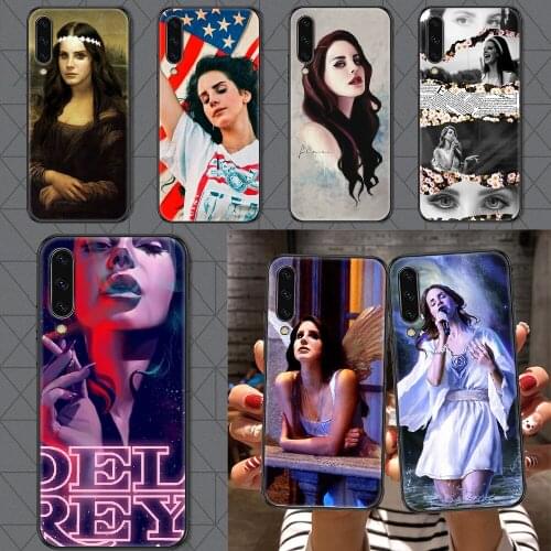 Singer Lana Del Rey Phone case For Samsung Galaxy A 3 5 7 8 10 20 21 30 40 50 51 70 71 E S 2016 2018 4G black 3D funda soft back