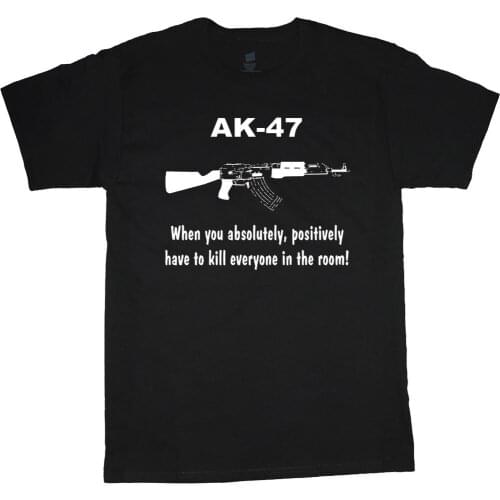 Big and tall t-shirt AK-47 funny saying 2nd amendment tee shirt tall shirt mens