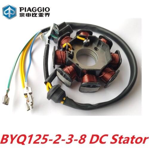Zongshen Piaggio gy6 engine stator magneto coil 125cc motorcycle accessories free shipping