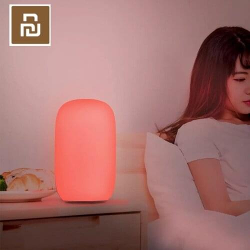 Youpin Qualitell Orange Red Help Sleeping Lamp Soft Light With Sleep Clap Bright Regular Shutdown Bed Lamp