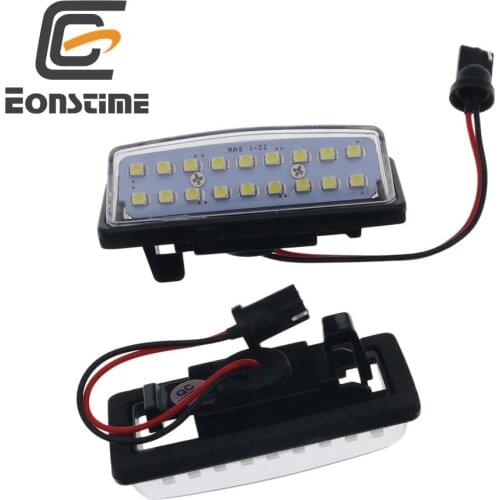 Eonstime 6500K 2pcs 18LED License Plate Light Lamps for Nissan Altima Maxima Murano 2013 Altima Infiniti QX80 QX60 QX56 JX35