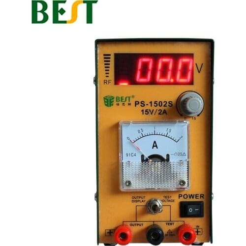 BEST 1502s Adjustable Maintenance DC Regulated Power Supply LED Digital Display Meter Current Indicator