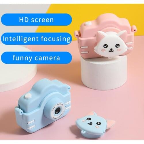 Cute Baby Toys Mini Hanging Wooden Camera Cat Toys for Kids Toy Gift Children Wooden DIY Presents 1080P Camera