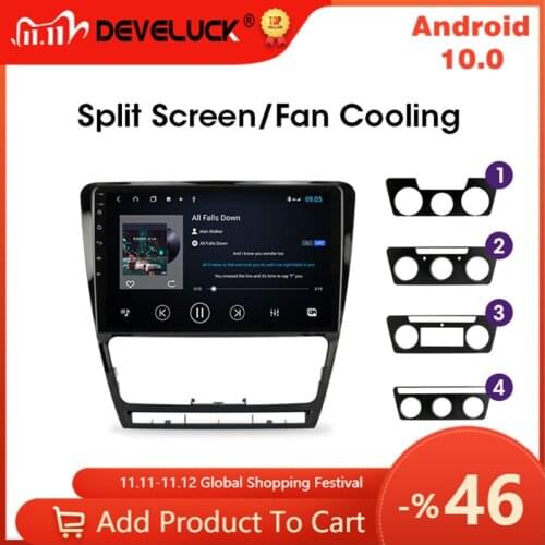 10.1" 2Din Android 8.1 For 2007-2014 Volkswagen SKODA Octavia 2 A5 Car Radio Multimedia Player DSP GPS Navigation Head Unit