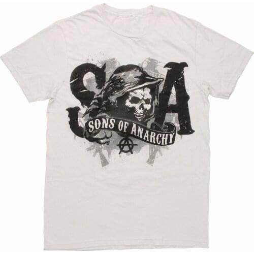 Sons of Anarchy Reaper In SOA Printed Mens T-Shirt Summer Cotton Short Sleeve O-Neck Unisex T Shirt New S-3XL
