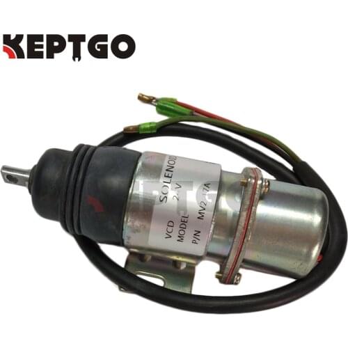 MV2-17A 24V Fuel Shutoff Solenoid for Isuzu 4JG1 4JG2 6BG1 6BB1 4J62 4J61 1819100520 1-81910-052-0 Z1819100520