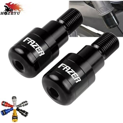 Motorcycle Hand Bar Ends For YAMAHA FAZER FZ1 2006-2016 FZ6 FZ6R 14-16 FZS1000 2001-2015 Grip Ends Plus Handle Bar Grips Ends