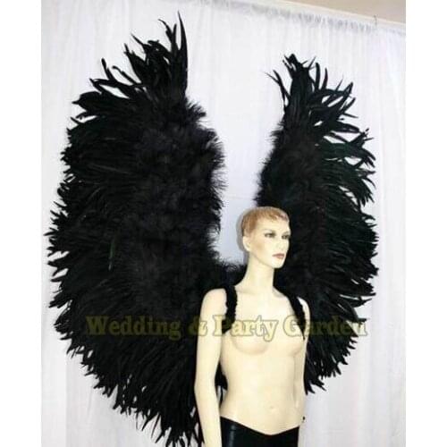 NEW Arrival Black Devil angel wing Cosplay shooting display stage Bar decoration Fashion accessories EMS Free shipping