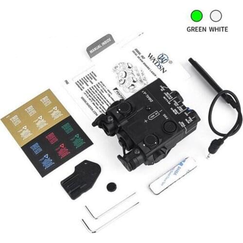 NEW Tatical Mini DBAL-A2 Red Green Laser Flashlight Hunting Rifle Airsoft dbal a2 Laser Sight AN/PEQ NO IR With QD Mount