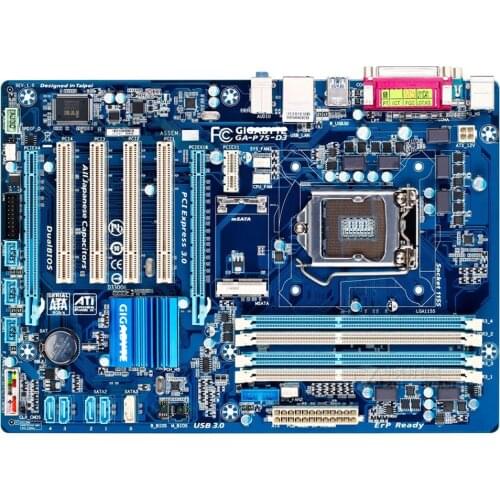 Gigabyt GA-P75-D3 original motherboard LGA 1155 DDR3 USB2.0 USB3.0 SATA3 P75-D3 32GB B75 Desktop Motherboard