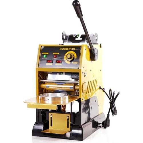 Semi-automatic Sealing Machine 300-400 Cups/hour Commercial 220V50HZ Can Seal Paper/plastic Cups with Height Below 18CM