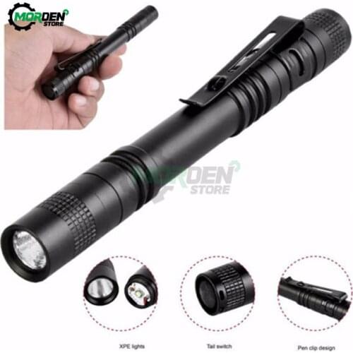 Portable Mini Penlight CREE XPE LED Flashlight Torch Pocket Light Waterproof Lantern Powerful Led For Hunting Camping Hiking