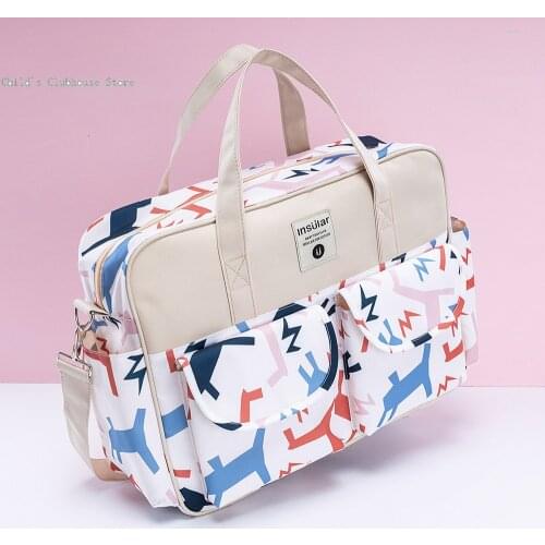 Simple one-shoulder messenger portable mummy bag waterproof large-capacity multifunctional mother and baby outing bag