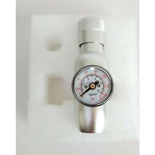 Free shipping regulated CO2 Charger ,mini CO2 Regulator,3/8-24UN thread co2 thread with brass connector for ball lock coupler