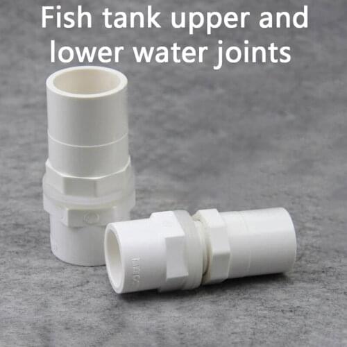 Fish Tank Upper and Lower Water Joint Inner and Outer Teeth Direct Inner and Outer Teeth Joint 1 Pcs