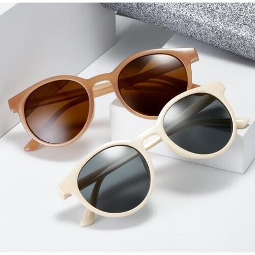 Round Sunglasses Women Brand Designer Vintage Small Sun Glasses Ladies Korean Style Shades Eyewear