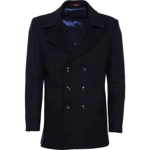 Double Breasted Cachet Navy Coat