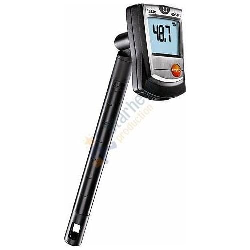 Testo 605-H1 0560 6053 Thermo Hygrometer Humidity Temperature Meter,with duct holder and dewpoint calculation