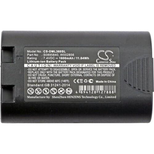 Cameron Sino 1600mAh battery for 3M PL200 for DYMO LabelManager 360D 420P Rhino 4200 5200 1759398 S0895840 W002856