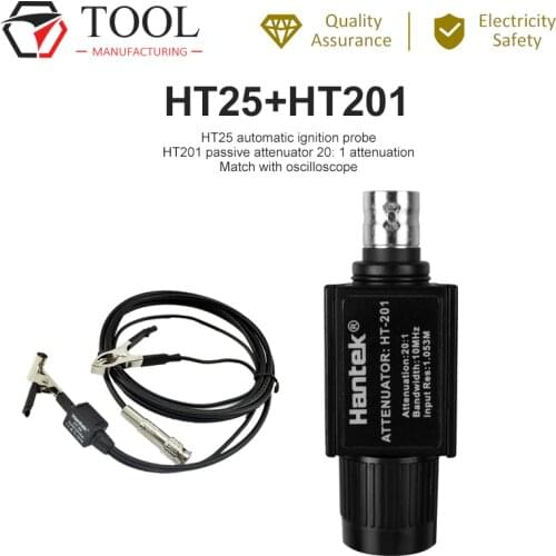 Hantek HT25 Automotive Oscilloscope Probe with Hantek HT201 Oscilloscope 20:1 Passive Attenuator Accessories Best Price On Sale