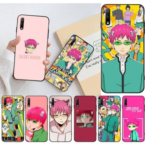 Anime Saiki Kusuo Phone Case for Huawei Honor 30 20 10 9 8 8x 8c v30 Lite view pro