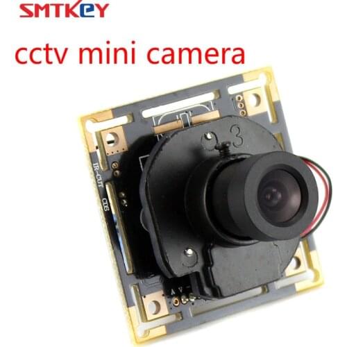 SUFCO CMOS color Camerawith 3.6mm lens and cable 700tvl cctv mini camera