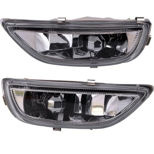DWCX 1 Pair Side Clear Lens Front Bumper Driving Fog Light Lamp Fit For Toyota Corolla 2001 2002 US Version 8122002030