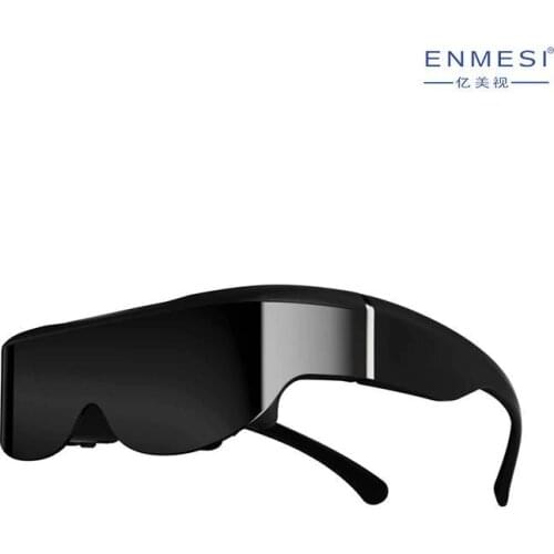ENMESI E633 Head-mounted 3D VR Glasses Adapt to Multiple Devices Vision Portable Movie Watch Game Play Widescreen - Black