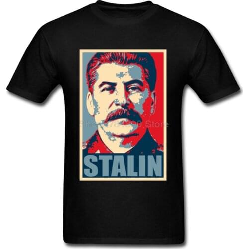 Stalin Lenin Marx T Shirt Communism CCCP KGB Russia Union Military Tshirt Proletarian Revolution War Men T Shirt Father Day