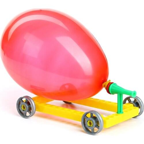 Science Experiment Tools for Children Balloon Dynamics Car Physical Experiment Diy Handmade Materials Science Educational Toys