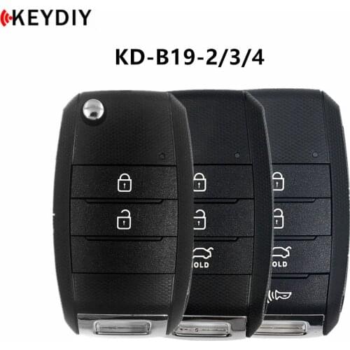 KEYDIY 5pcs/lot,KD900 B Series Remote B19-2/3/4 Car Key for KD MINI/URG200/KD-X2 Key Programmer