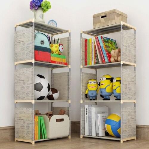 Multilayer Bookcases Simple Assembled Book Shelf Bathroom Furniture Storage Display Shelf DIY Bookcase High Quality Bookshelf