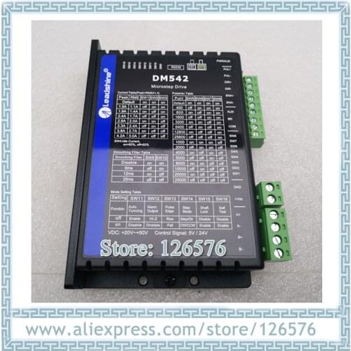 Leadshine DM542 V2.0 V3.0 Digital Stepper Motor Driver 20-50VDC with 1.0-4.2A CNC Router driver