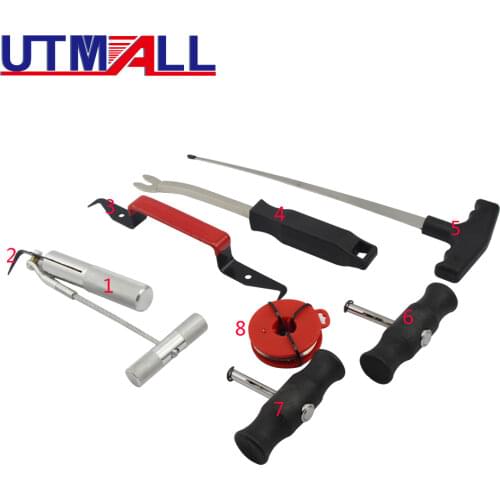 7pcs Car Windscreen Windshield Removal Tool Kit Automotive Wind Glass Remover