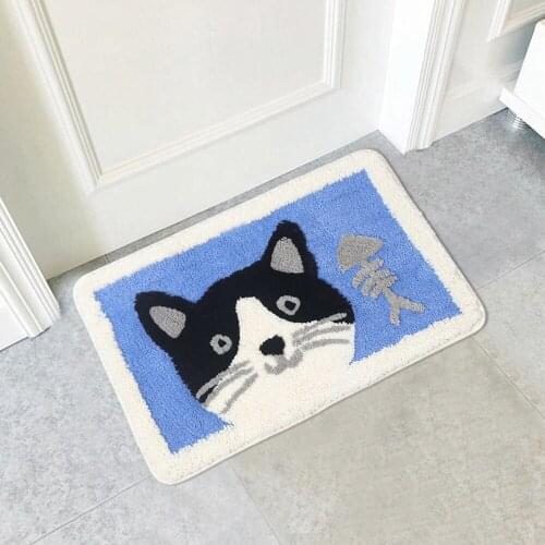 Bathroom Mat Tea Table Bibulous Anti Skid Washable Kitchen Rug Bath Mat Bathroom Products Rug Doormat