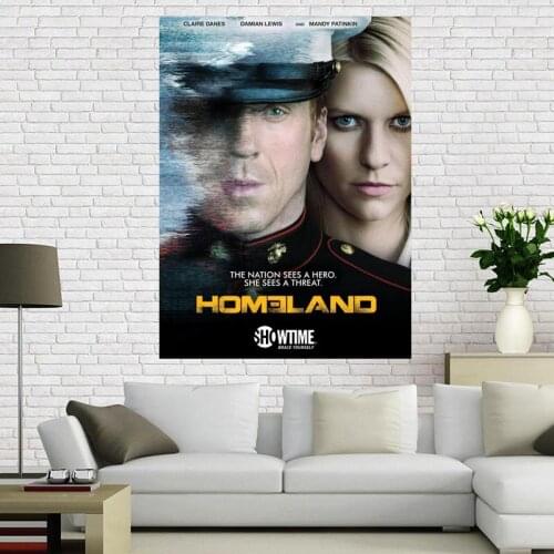 New style Homeland Custom Silk Canvas 27X40cm 30x45cm DIY poster the best gift for kids room Drop Shipping