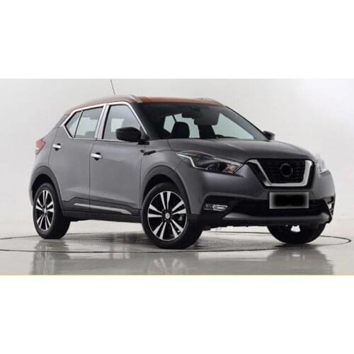 Stainless steel car window middle post trims for nissan kicks 2015 2016 2017 2018