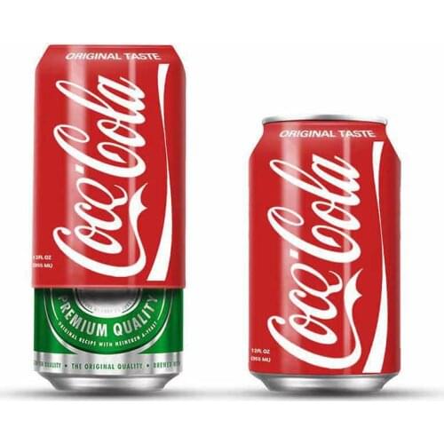 500ML Silicone Soda Cans Sleeve, Beer Can Cover, Suitable for Outdoor Events, Soccer and Basketball Games, 4 Pcs, New