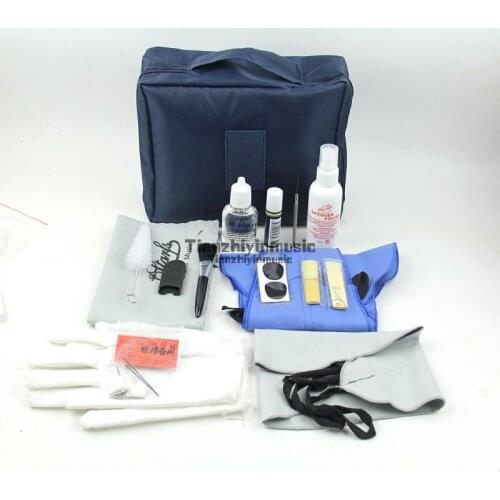 TIANZHIYIN Saxophone Cleaning and Maintenance Kit - Brush, Cloth, Grease, & more sax professional maintenance package
