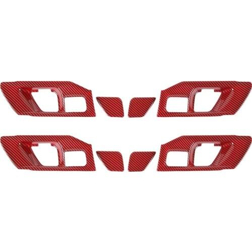 Inner Door Handle Bowl Cover Trim Frame Decor for Dodge RAM 1500 2018+ Car Accessories Decor Frame