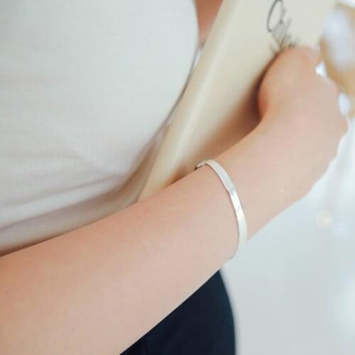 New Arrival 925 Sterling Silver Snake Bone Bracelet Temperament Sweet for Girlfriend Gift Fashion Women Jewelry Drop Shipping